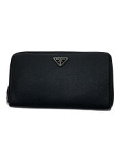 画像：長財布/レザー/BLK/無地/メンズ/BT4XKRQ