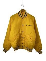 画像：スタジャン/L/ナイロン/YLW/80s