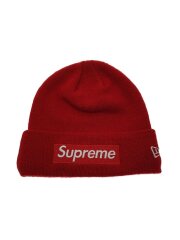 画像：Box Logo Beanie/FREE/アクリル/RED/メンズ/19622NEW-JPN