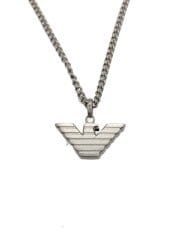 画像：イーグルロゴネックレス/ステンレス/SLV/トップ有/メンズ