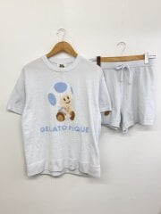 画像：25SS/キノピオ/×スーパーマリオ/ジャガードPOショートPTセットアップ/BLU/PWNT252011