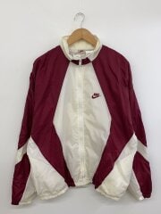 画像：90s/白タグ/ナイロンジャケット/シミヨゴレ有/XL/ナイロン/WHT