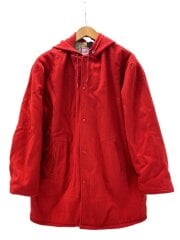 画像：70-80s/スタジアムコート/縫い目破れ/ポケット裂け/ダメージ/RED