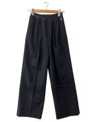 画像：25AW/Wool Serge Slacks/2タック/ボトム/36/ウール/BLK/032-025-WP011//