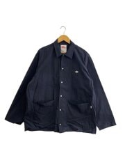 画像：COTTON LINEN COVERALL SHIRT/カバーオール/44/コットン/BLK/DT-B0240 WCL