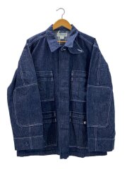 画像：タグ付/OVERGROWN FATIGUE JACKET/M/デニムジャケット/11.5 oz/IDG
