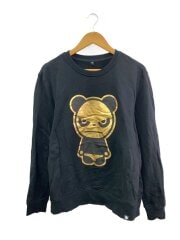 画像：スウェット/M/コットン/BLK/プリント