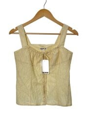 画像：ノースリーブブラウス/38/リネン/IVO/無地/GJ-24SS-BL01