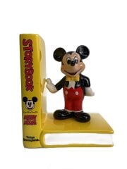画像：ミッキー/ブックエンド/インテリア雑貨
