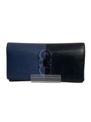 画像：長財布/レザー/BLK/レディース