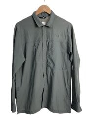 画像：HIKERS SHIRT_ハイカーズシャツ/L/ナイロン/GRY