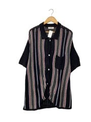 画像：umber Five South REGULAR C/半袖シャツ/L/コットン/BLK/RAD-25SS-KNIT0//