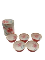 画像：湯呑/5点セット/PNK/有田焼