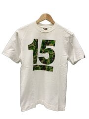 画像：Tシャツ/S/コットン/WHT/無地