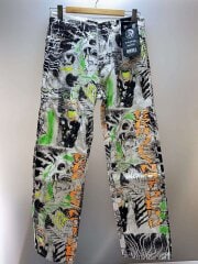 画像：ストレートパンツ/28/コットン/WHT