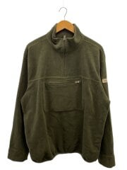 画像：フリースジャケット/XL/ポリエステル/GRN/ハーフジップ/カンガルーポケット/エルサルバドル製