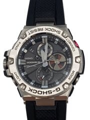 画像：ソーラー腕時計・G-SHOCK/アナログ/ラバー/BLK/BLK/SS