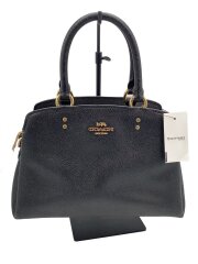 画像：ミニリリー・キャリーオール_ブラック/レザー/BLK