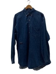 画像：長袖シャツ/XL/コットン/IDG/無地/221-1041