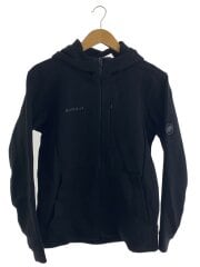 画像：ジップパーカー/M/コットン/BLK/無地/1014-02920