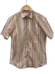 画像：半袖シャツ/M/コットン/マルチカラー/653-618