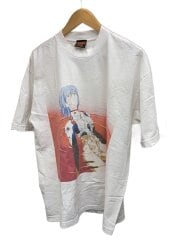 画像：Tシャツ/L/コットン/WHT/プリント