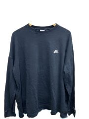 画像：長袖Tシャツ/M/コットン/BLK/プリント/DR0097-010//
