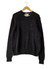 画像：ニット・セーター(厚手)/L/コットン/BLK//