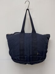 画像：トートバッグ/ナイロン/NVY/無地
