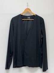 画像：TECH LOUNGE CARDIGAN_テックラウンジカーディガン/XL/ポリエステル/BLK/無地