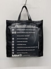 画像：トートバッグ/フェイクレザー/BLK