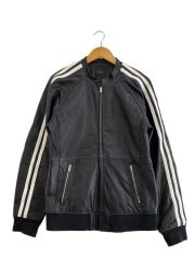 画像：シングルライダースジャケット/XL/レザー/BLK//