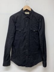 画像：エディ期/archive/denim western shirts/長袖シャツ/XS/BLK/407715