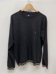 画像：90s/OLD STUSSY/香港製/紺タグ/ニット・セーター(薄手)/L/コットン/GRY