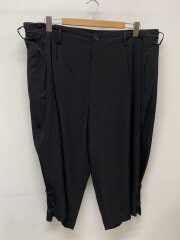 画像：22SS/ドローストリングクロップドパンツ/ショートパンツ/2/BLK/無地/HG-P77-500