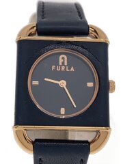 画像：クォーツ腕時計/アナログ/レザー/GLD/BLK/WW00017003L3