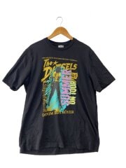 画像：Tシャツ/XL/コットン/BLK/プリント/A19507//