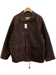 画像：ファイヤーマンジャケット/XL/山羊革/BRW/無地//