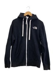 画像：REAVIEW FULL ZIP HOODIE_リアビューフルジップフーディ/M/コットン/BLK/無地//