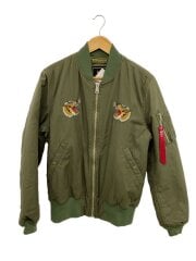 画像：ブルゾン/L/コットン/KHK/無地/TA1174-019