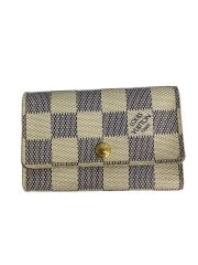 画像：ミュルティクレ6_ダミエ・アズール/PVC/WHT/総柄/レディース