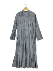 画像：長袖ワンピース/--/コットン/GRY/21-040-410-0029-3-0//