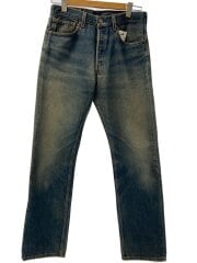 画像：USA製/90s/ボタン裏552/ボトム/33/コットン/インディゴ/5010000