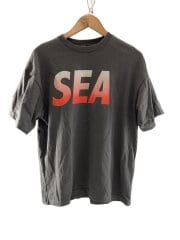 画像：Tシャツ/S/コットン/GRY/無地/WDS-O-SIG7-25-Q4-CS-01
