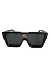 画像：サイクロンS/スクエアサングラス/LVロゴ/BLK/GRY/メンズ/Z2053E