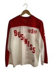 画像：20ss/Business Hockey Jersey/S/ポリエステル/WHT/無地/フロントシミ有