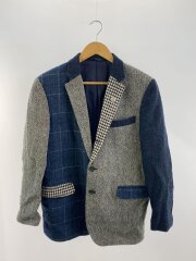 画像：テーラードジャケット/40/ウール/マルチカラー