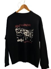 画像：スウェット/36/コットン/BLK/無地/172-CS24-062/裏起毛毛玉有