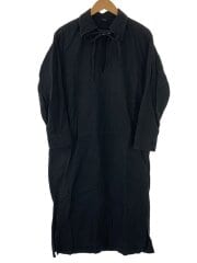 画像：23AWCOTTON LINEN HIGH TWIST GABARDINE TUNIC OP/one/コットン/NVY