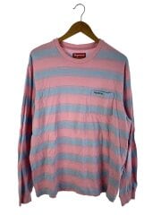 画像：25AW/Stripe Pocket L/S/L/コットン/PNK/ボーダー